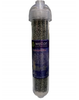 Wellon Hydrogen Water Filter Cartridge Rises Water Hydrogen/pH/TDS and Reduce ORP for All Kind of Water Purifier (13 INCH)